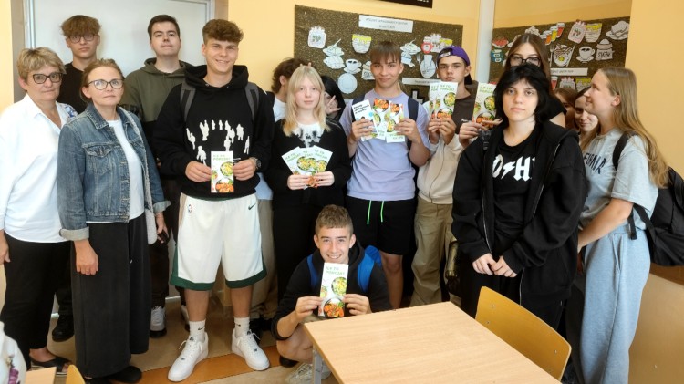 Malbork. Kampania EFSA w Technikum nr 3.