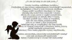 Kondolencje społeczności szkolnej Szkoły Podstawowej w Nowej Wsi Malborskiej 