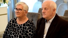 Nowy Dwór Gdański. Złote Gody państwa Elżbiety i Jana Uryć.