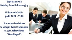 Nowy Dwór Gdański. Zaproszenie na bezpłatne mobilne konsultacje.