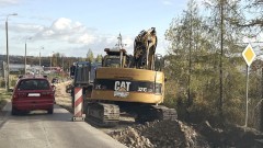 DW515. Kolejna zmiana organizacji ruchu na przebudowywanym odcinku w Dzierzgoniu.