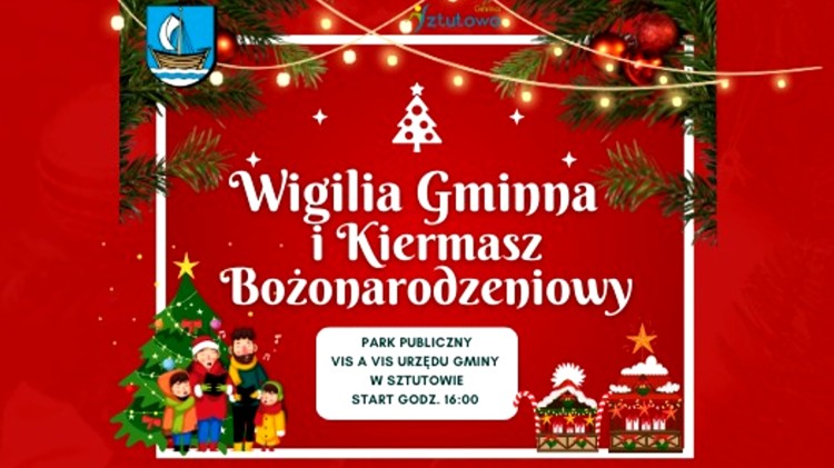 Gmina Sztutowo. Wkrótce Wigilia Gminna i kiermasz świąteczny.