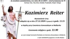 Zmarł Kazimierz Reiter. Miał 75 lat.