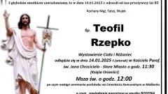 Zmarł Teofil Rzepko. Miał 83 lata.