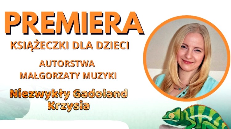 Malbork. Niezwykły Gadoland Krzysia – premiera książki Małgorzaty Muzyki.