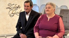Nowy Dwór Gdański. Jubileusz 50-lecia pożycia małżeńskiego państwa Grażyny i Juliana Bierońskich.