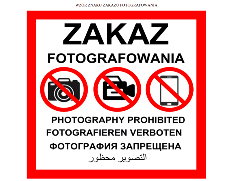 Zakaz fotografowania w Polsce: Nowe, bardziej restrykcyjne przepisy od…