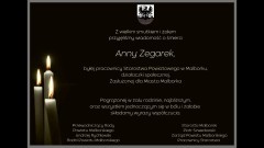 Kondolencje Zarządu Powiatu Malborskiego, Rady Powiatu Malborskiego i pracowników starostwa. 