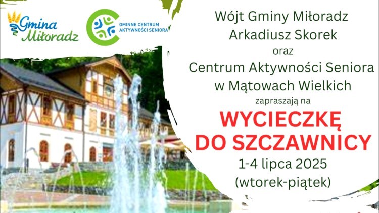 Letnia wycieczka do Szczawnicy dla mieszkańców Gminy Miłoradz.