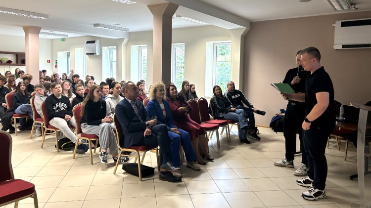 Fundusze Europejskie w praktyce – inspirujące spotkanie dla młodzieży w Malborku.