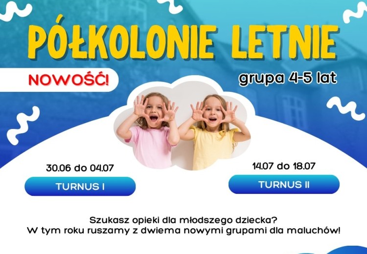 Nowość w mieście! Półkolonie dla 4–5-latków – zaufaj doświadczonym…