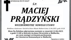 Zmarł Maciej Prądzyński. Miał 65 lat.