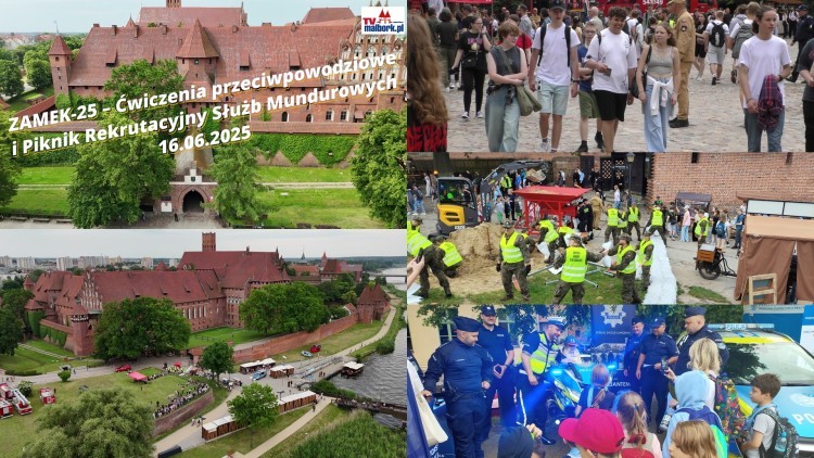 Ćwiczenia ZAMEK-25 i Piknik Służb Mundurowych na zamku w Malborku. Wideo i zdjęcia