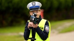 Akcja Mistrzu-Zwolnij! - nowodworska policja kontrolowała prędkość.