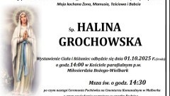 Zmarła Halina Grochowska. Miała 79 lat.