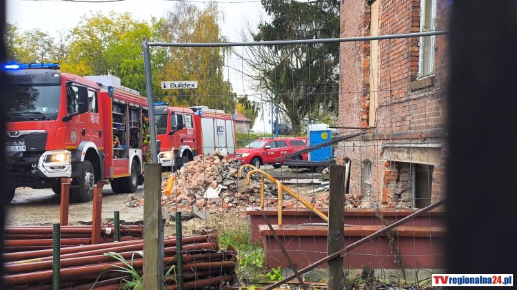 Wypadek na budowie w Malborku. Jedna osoba poszkodowana