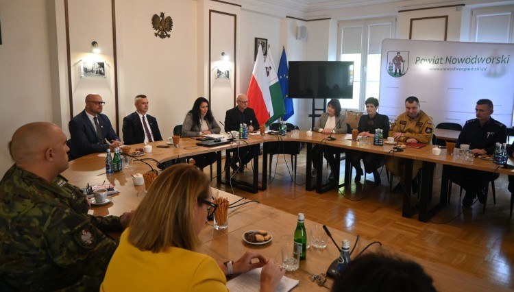 Powiatowa Komisja Bezpieczeństwa i Porządku obradowała w Nowym Dworze Gdańskim.