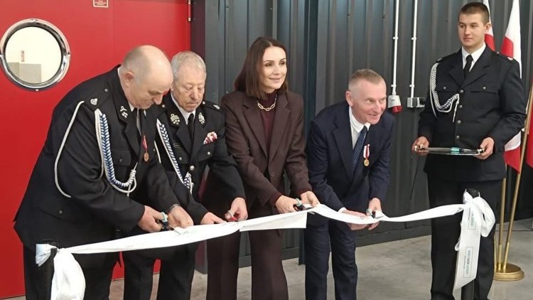 Nowoczesne Centrum Ratowniczo-Gaśnicze otwarte w Nowym Dworze Gdańskim.