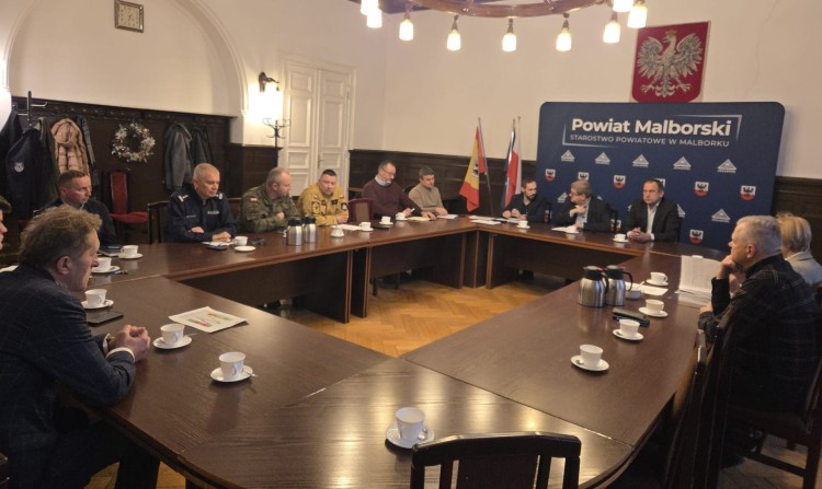 Komisja Bezpieczeństwa podsumowała działania 2025 roku i przygotowania do zimy w Powiecie Malborskim.