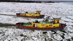 Lodołamacze ruszyły do akcji. Zobacz wideo