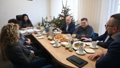 Noworoczne spotkanie samorządowców Powiatu Nowodworskiego.