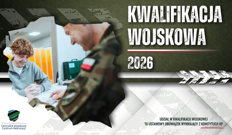 Kwalifikacja wojskowa w powiecie nowodworskim w 2026 roku.