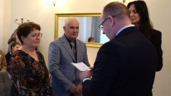 Powiat nowodworski. Złote Gody państwa Gonczarenko.