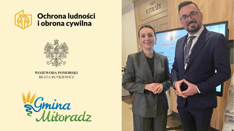Ponad 200 tys. zł na bezpieczeństwo - Gmina Miłoradz wzmocniła obronę cywilną i OSP.