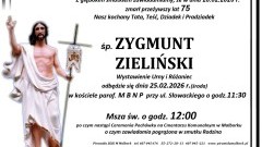 Zmarł Zygmunt Zieliński. Miał 75 lat.