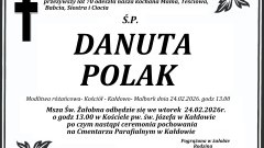 Zmarła Danuta Polak. Miała 70 lat.