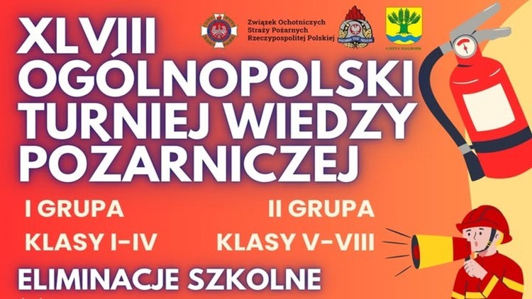 Rusza XLVIII Ogólnopolski Turniej Wiedzy Pożarniczej - czas na szkolne eliminacje.