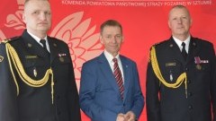 Pożegnanie Komendanta PSP w Sztumie st. bryg. Tomasza Banacha.