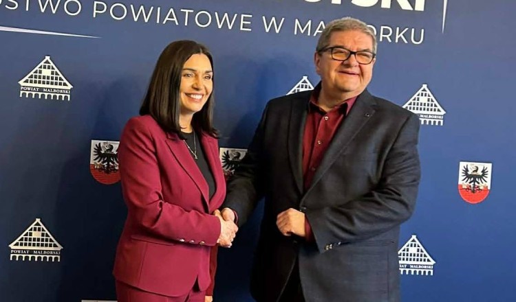 Starosta Malborski rozmawiał z posłanką o drogach i rozwoju powiatu.