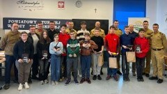 Młodzież sprawdziła wiedzę pożarniczą - eliminacje powiatowe w Ostaszewie.