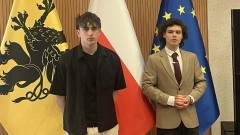 Uczniowie II LO w Malborku w etapie wojewódzkim konkursu o samorządzie.
