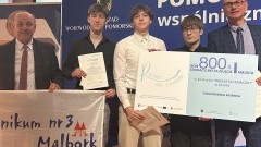 Razem do zawodu 2026 - potrójny sukces uczniów Technikum nr 3 w Malborku.