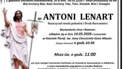 Zmarł Antoni Lenart. Miał 88 lat.