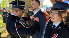 Powiatowe Obchody Dnia Strażaka w Lubieszewie. Podziękowania dla druhów za służbę.