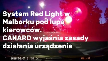 System Red Light w Malborku pod lupą kierowców. CANARD wyjaśnia zasady…