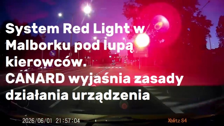 System Red Light w Malborku pod lupą kierowców. CANARD wyjaśnia zasady…