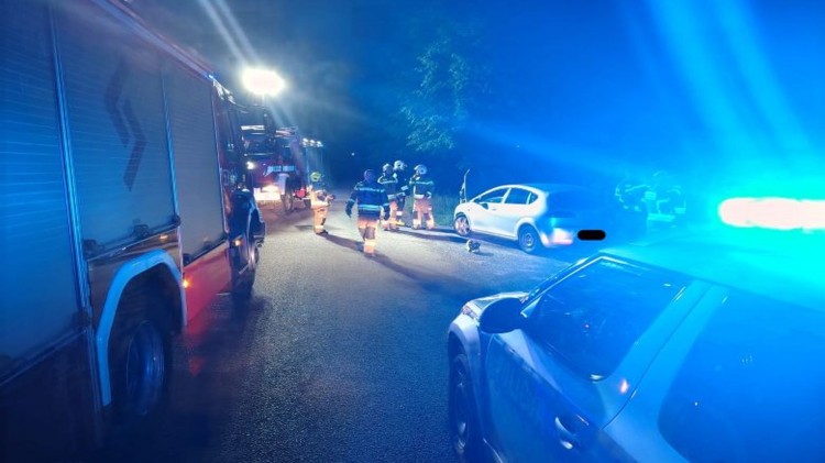 Policjanci ze Starego Targu zauważyli dymiący pojazd. W porę uratowali…
