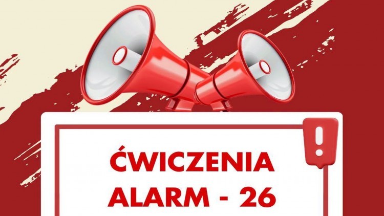Ćwiczenia „ALARM-26” w powiecie nowodworskim. We wtorek zawyją syreny alarmowe