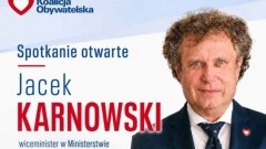 Otwarte spotkanie z wiceministrem Jackiem Karnowskim w Malborku.