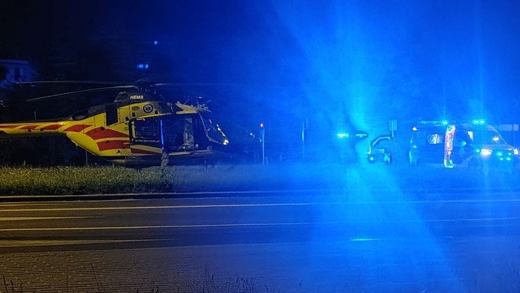 Nocny wypadek na hulajnodze elektrycznej w Malborku. 15-latek zabrany…