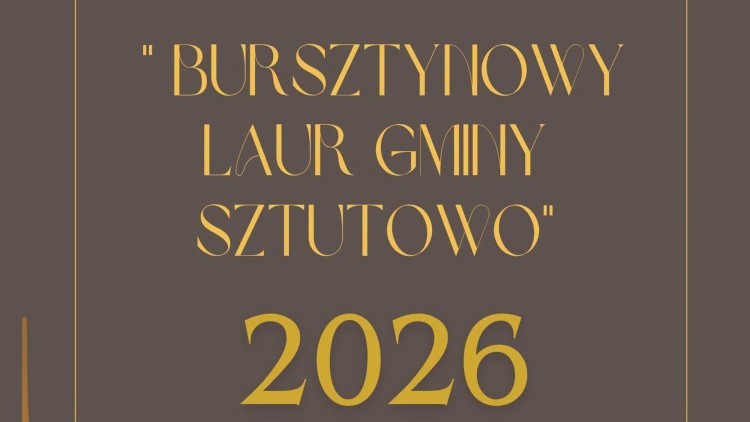 Kto zasłużył na „Bursztynowy Laur Gminy Sztutowo”? Kandydatów można zgłaszać do 30 września