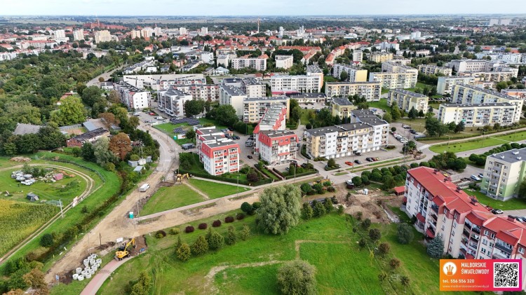 Budowa ronda na Osiedlu Południe w Malborku nabiera tempa. Zobacz postępy prac z drona TvMalbork.pl - wideo i zdjęcia - 10.09.2026