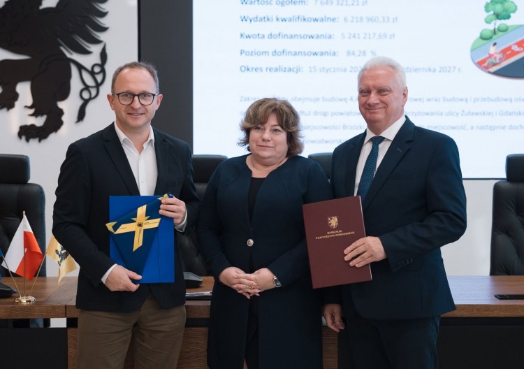 Powstanie nowa droga rowerowa z Nowego Stawu do Brzózek. Gmina otrzyma ponad 5,2 mln zł dofinansowania