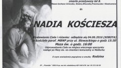 Zmarła Nadia Kościesza. Żyła 8 lat.