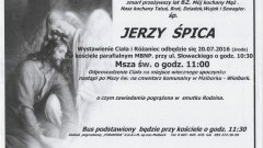 Zmarł Jerzy Śpica. Żył 62 lata