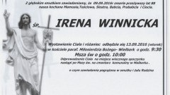 Zmarła Irena Winnicka. Żyła 88 lat.